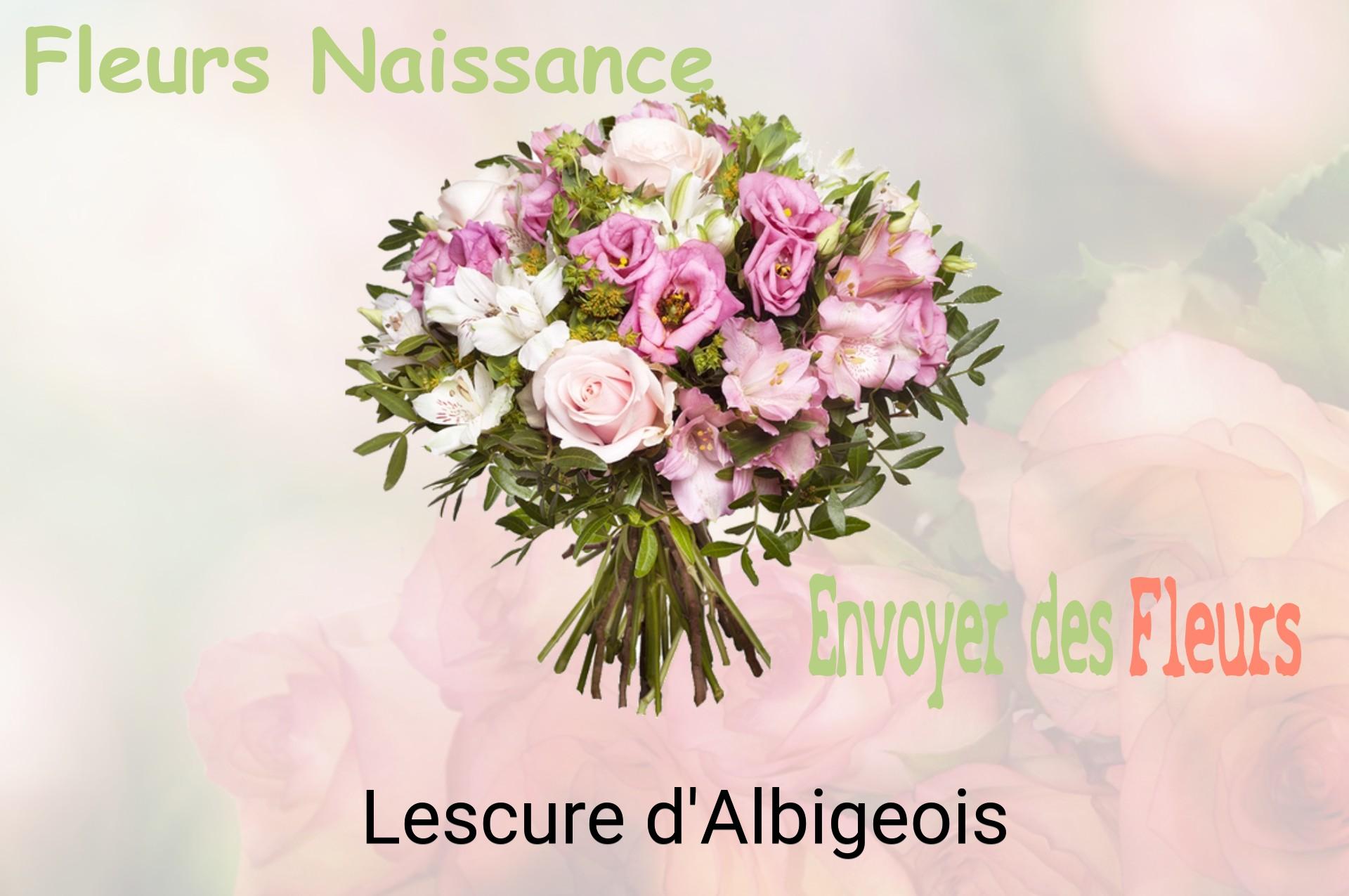 Bouquet de fleurs de naissance livré à Lescure-d'Albigeois